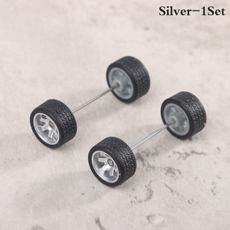 Thumbnail: 1/64 Räder Modell auto Räder für Hot wheels mit Gummireifen Modell Modell Auto 