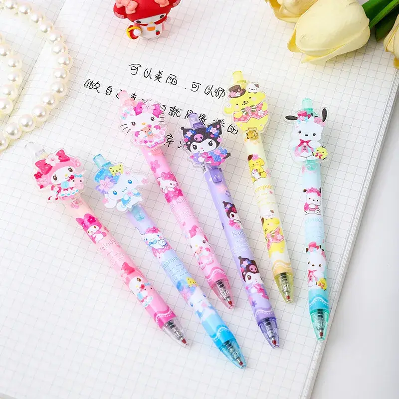 Thumbnail: Sanrio 24/48 stücke neue Gel Pen Kawaii Student Briefpapier Schul bedarf 0,5 sc