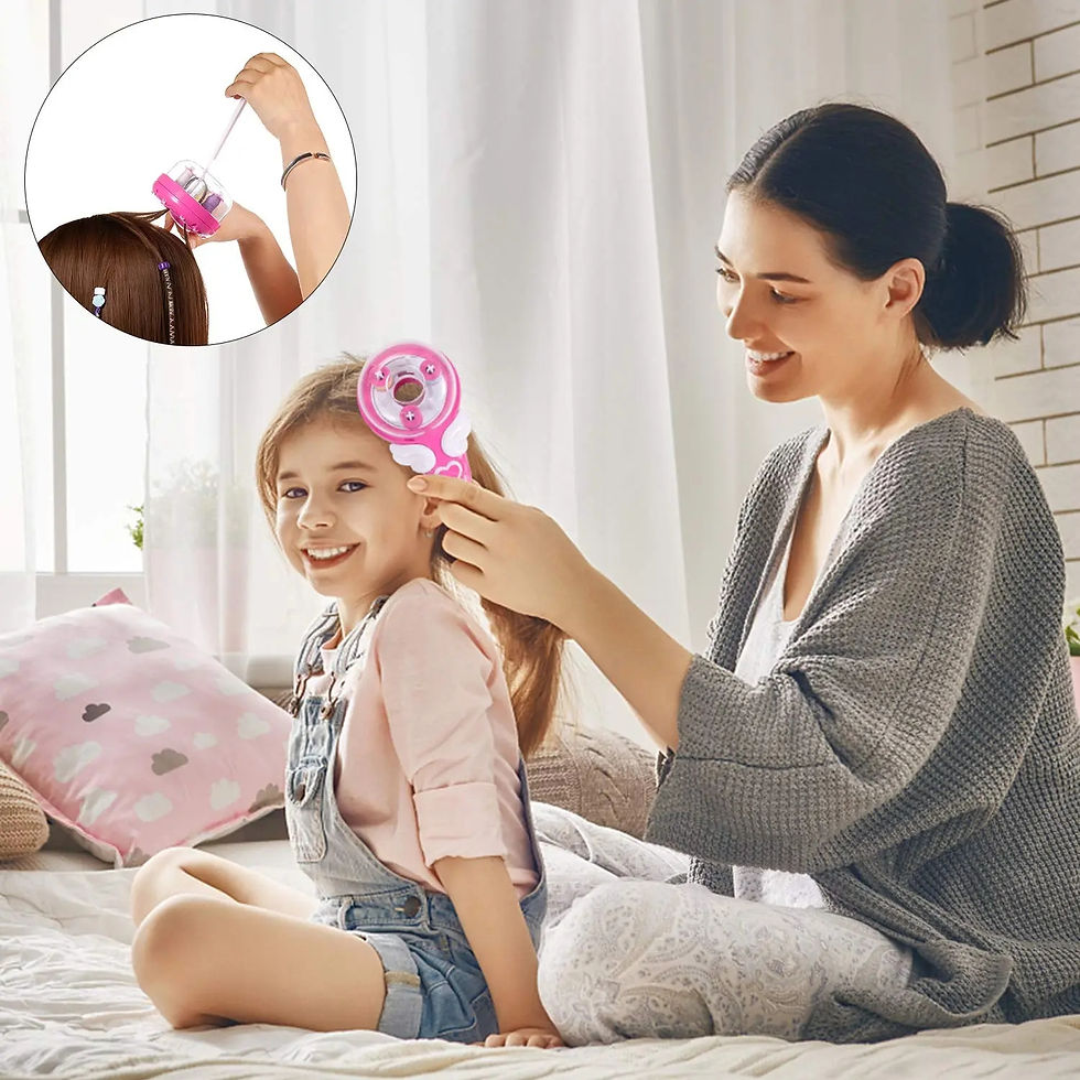 Thumbnail: Automatische Haar geflecht Kits Werkzeug elektrische Kinder DIY Flechten Frisur