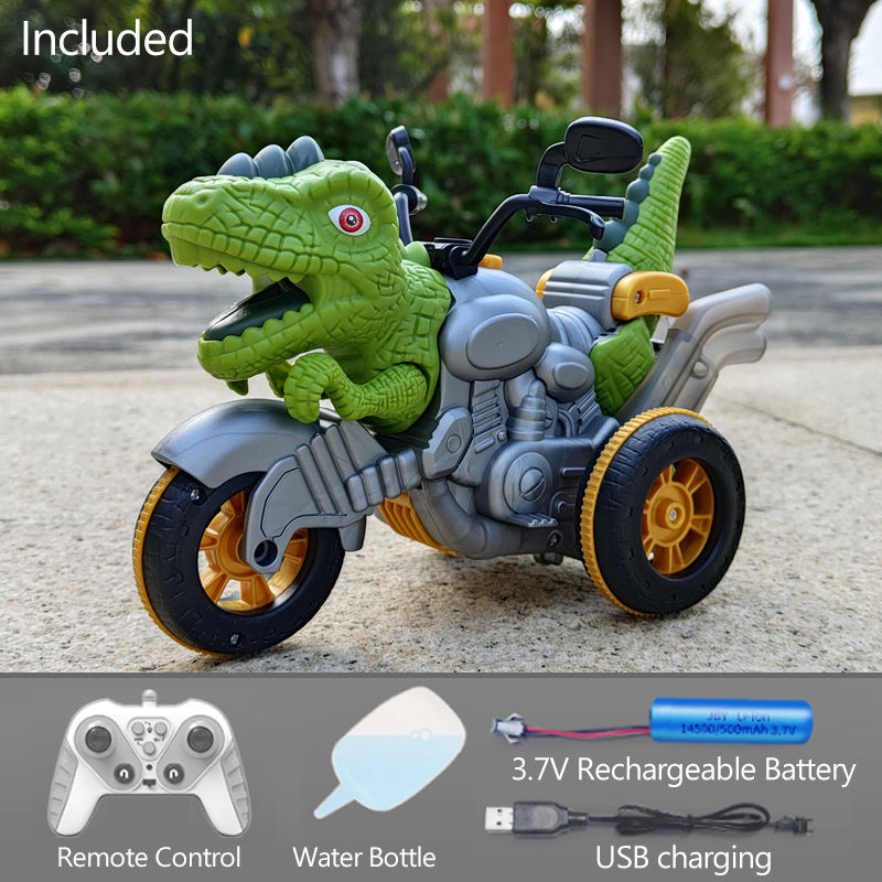 Thumbnail: 2,4 GHz Fernbedienung Dinosaurier Zug Motorräder Spielzeug für Kinder Jungen, I