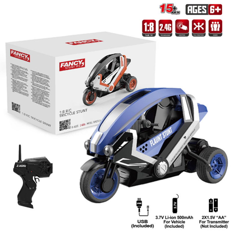 Thumbnail: 1:8 2,4G RC Auto Fernbedienung Stunt RC Autos Elektrische Motorrad Racing Motor