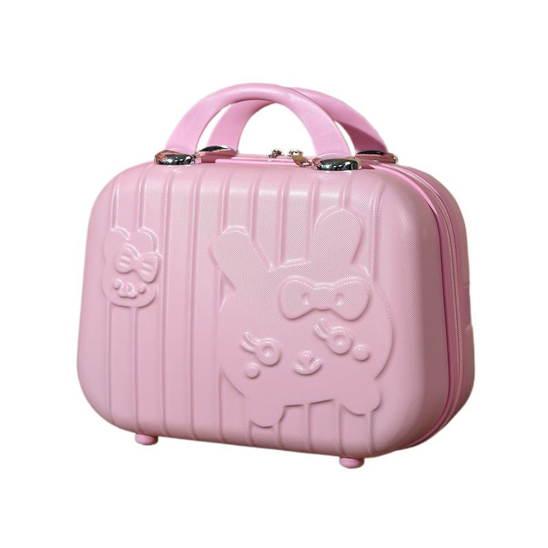 Thumbnail: 2024 neue Cartoon Kaninchen Kinder Koffer kleine Make-up-Box abs Reise Mädchen 