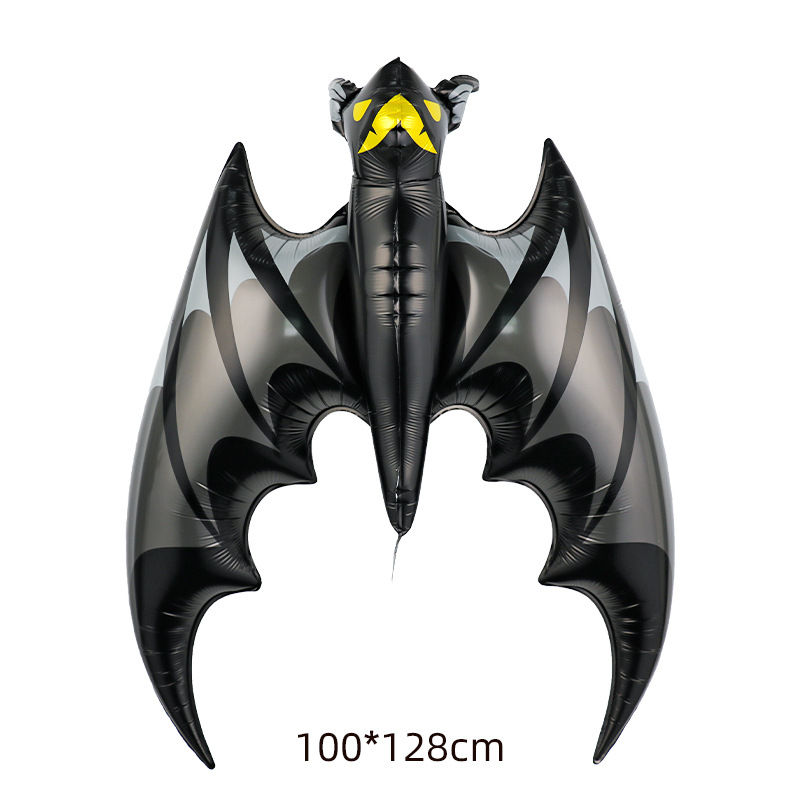 Miniaturbild: Happy Halloween Aluminum Film Balloon Bat Skull Head Pumpkin Shaped Inflatable 