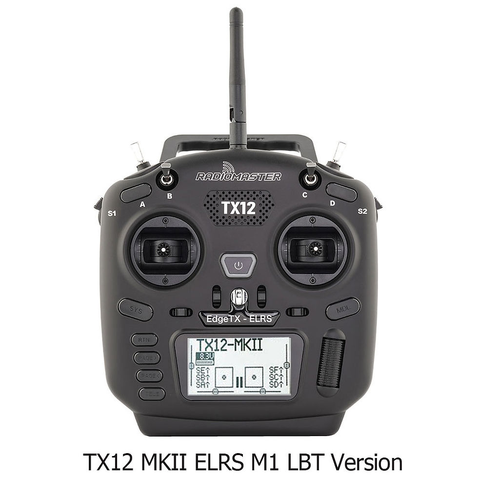 Thumbnail: RadioMaster TX12 MKII 16ch Halle Gimbals Unterstützung OPENTX und EDGETX Fernbe