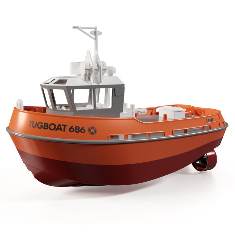 Miniaturbild: 1:72 Fernbedienung Boot Simulation Schlepper 686 Doppel motor kleines Schlepper
