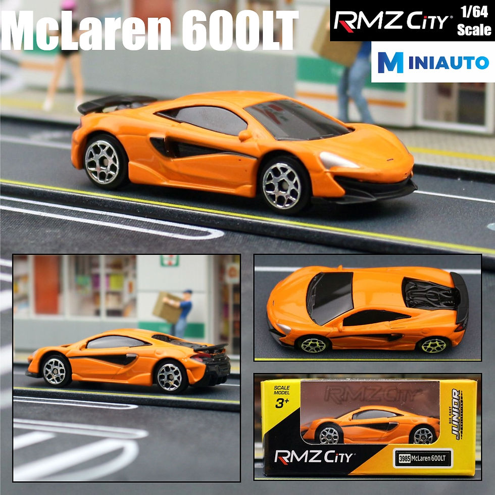 Thumbnail: 1/64 mclaren 600lt 1:64 Druckguss Supersport Spielzeug auto Modell 3 ''heiße Rä