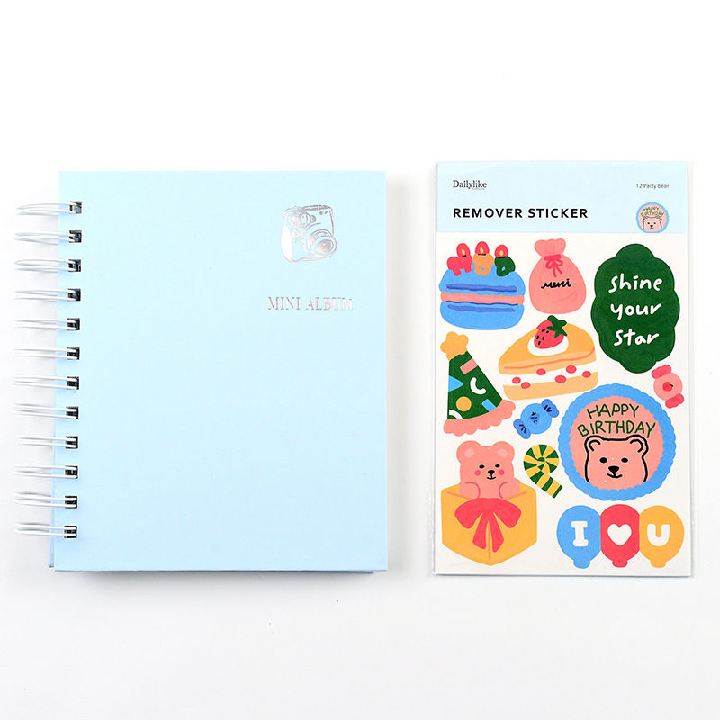 Thumbnail: 4x6 inch Self Adhesive Cartoon Photo Album for Fujifilm Instax Mini Film Pictur