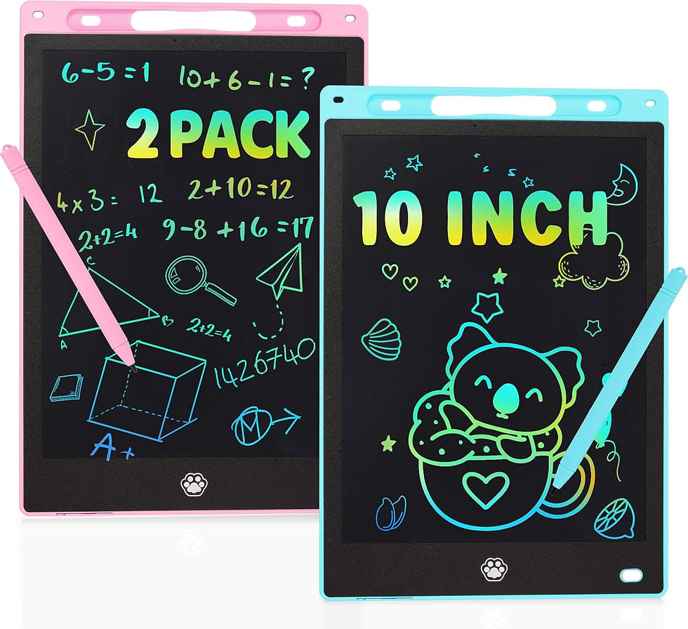 Thumbnail: 2 Pack LCD Writing Tablet, 10 Inch Educational Drawing Pad Toddler Toys, Doodle