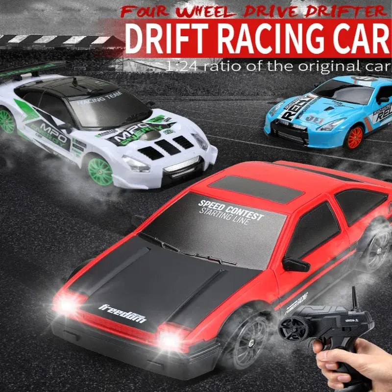 Thumbnail: 2,4g Hoch geschwindigkeit drift rc Auto 4wd Spielzeug Fernbedienung ae86 Modell