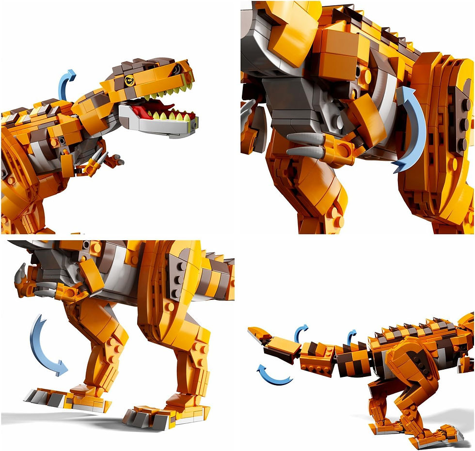 Thumbnail: L006, Dinosaur in Building Sets, Giganotosaurus Jurassic, Dino World Park, Set 