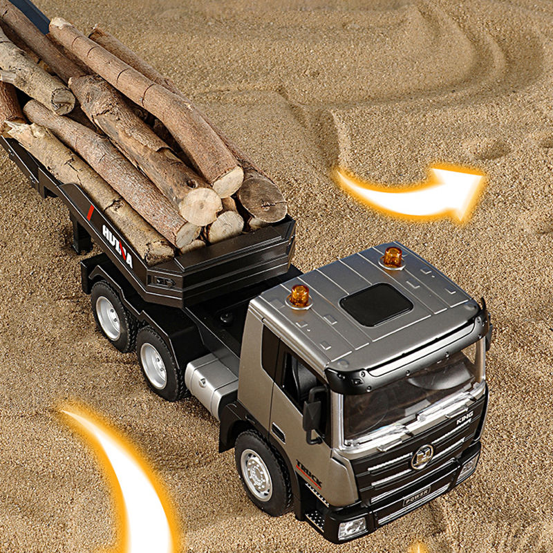 Thumbnail: Huina 2,4 RC Anhänger LKW Auto Modell GHz Bau Traktor Fernbedienung Flipable Pr