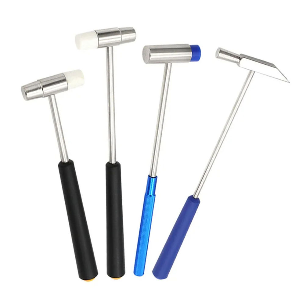 Thumbnail: 1pc kleiner Hammer DIY Reparatur werkzeug Haushalt Doppelkopf tragbarer Metall 
