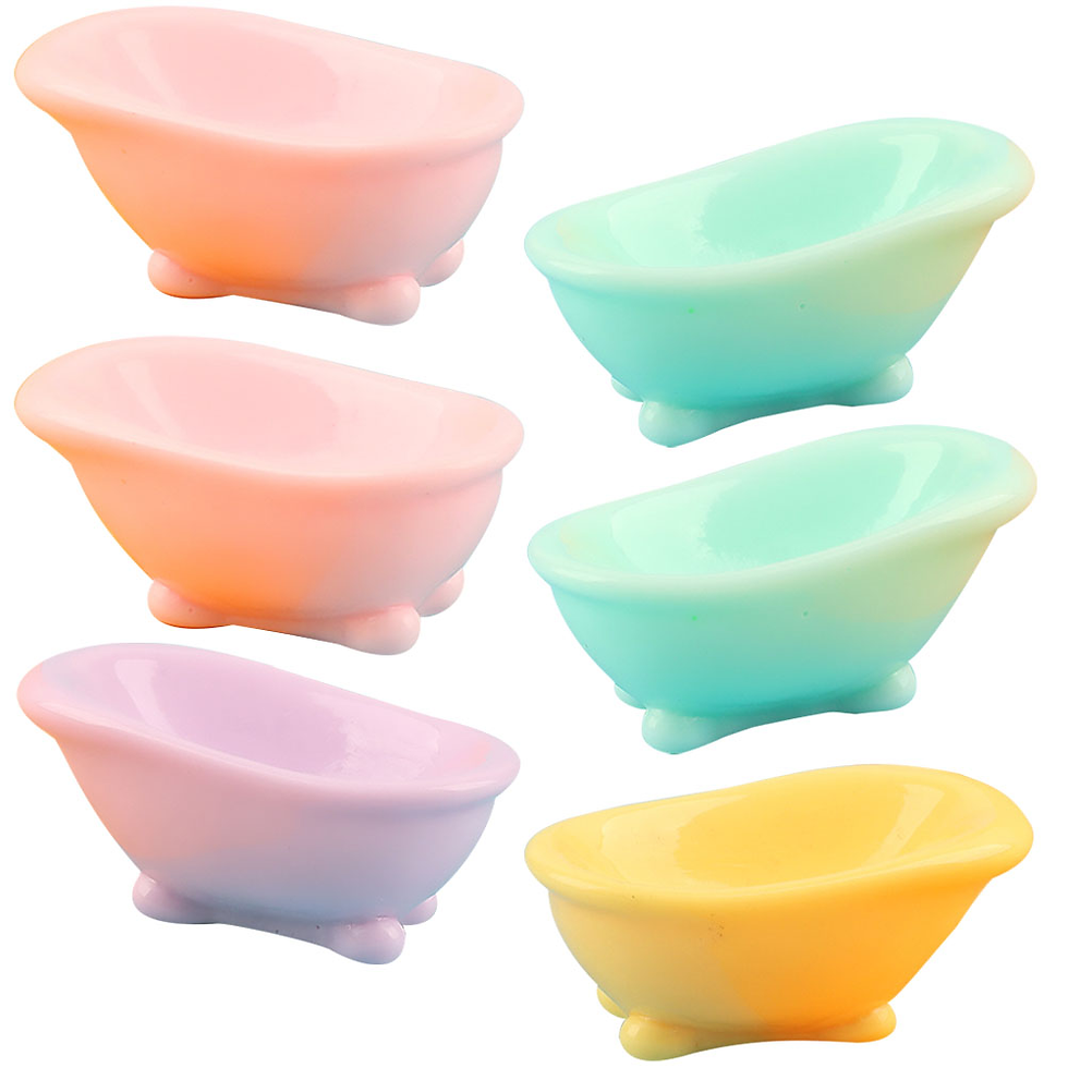 Miniaturbild: Dollhouse Miniature Furniture Mini Bathtub Tub Model Simulation Bathroom Access