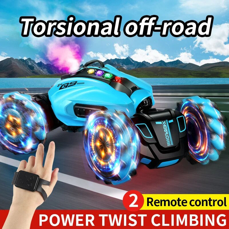 Miniaturbild: 4wd rc Drift Auto mit Musik LED Lichter 2,4g Geste Radio Fernbedienung Spray St