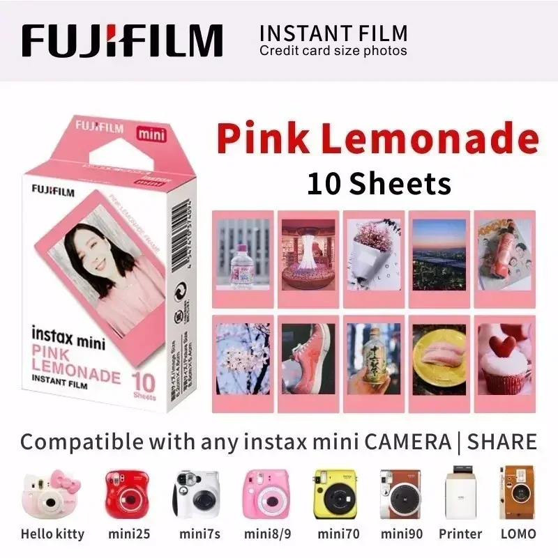 Thumbnail: Origin Fujifilm Instax Mini Film 10-100 Sheets Photo Paper for Fuji Instant Fil