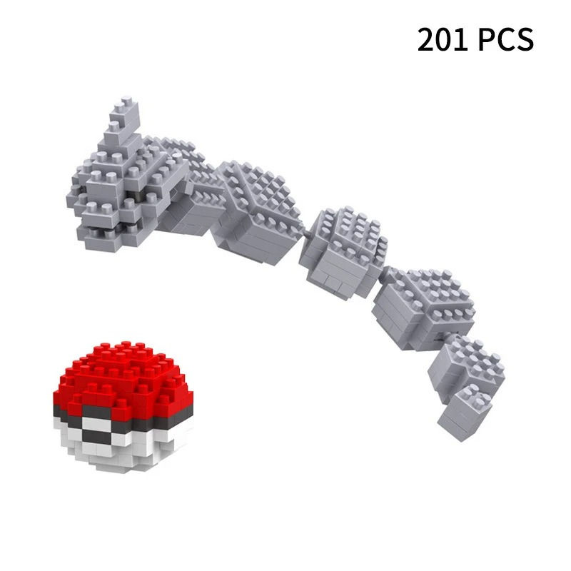 Thumbnail: Building Blocks Assembly Anime Picachu Charizard Doll Blastoise Bulbasaur Genga