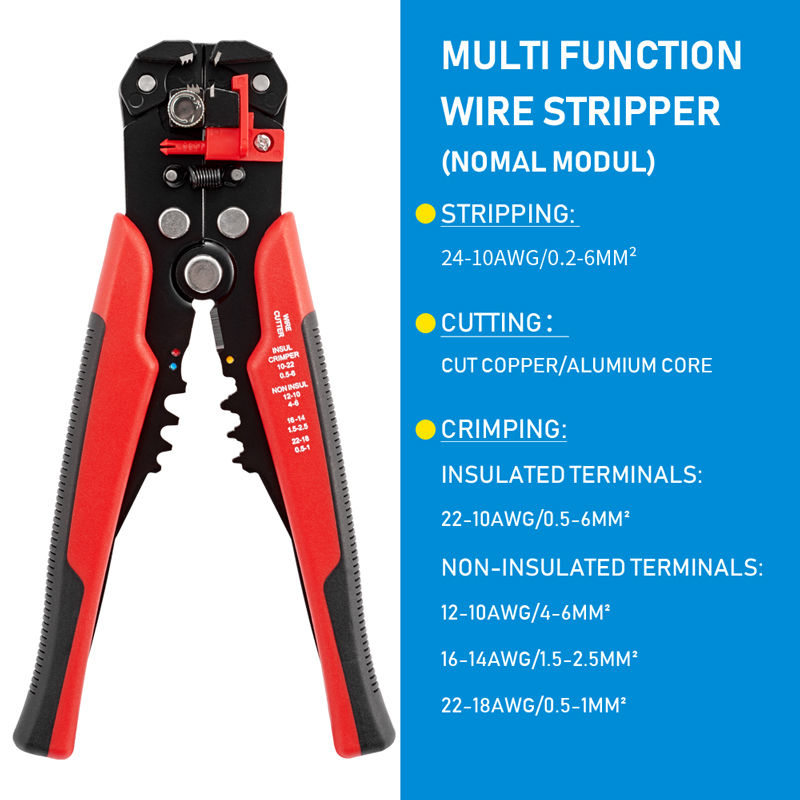 Miniaturbild: Crimper Kabel Cutter Einstellbare Automatische Abisolierzange Multifunktionale 