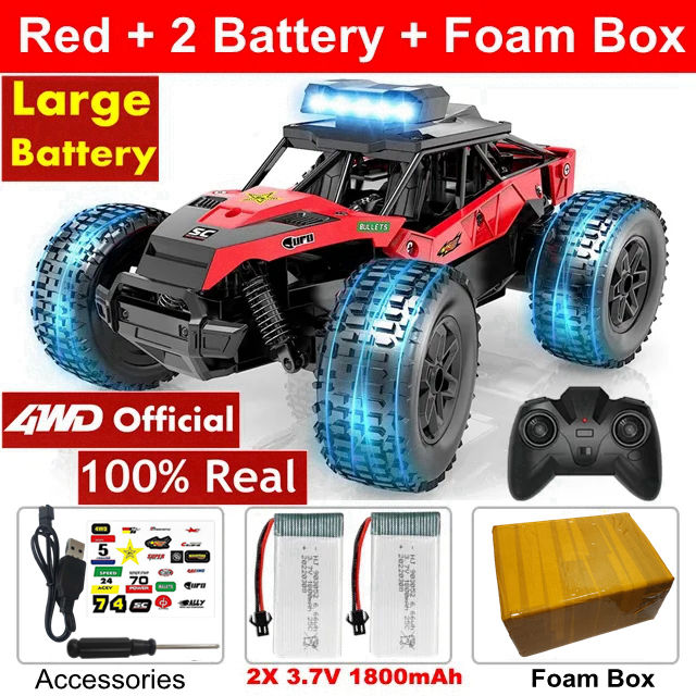 Thumbnail: 2WD Fernbedienung Spielzeug RC Auto für Kinder Radio elektrische Hoch geschwind