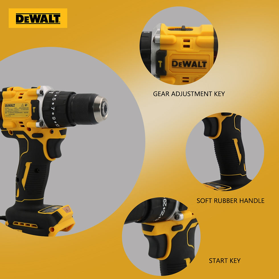 Miniaturbild: Dewalt dcd805 bürstenloser Akku-Bohr hammer/Treiber-Kit 20-V-Lithiumbatterie-Sc
