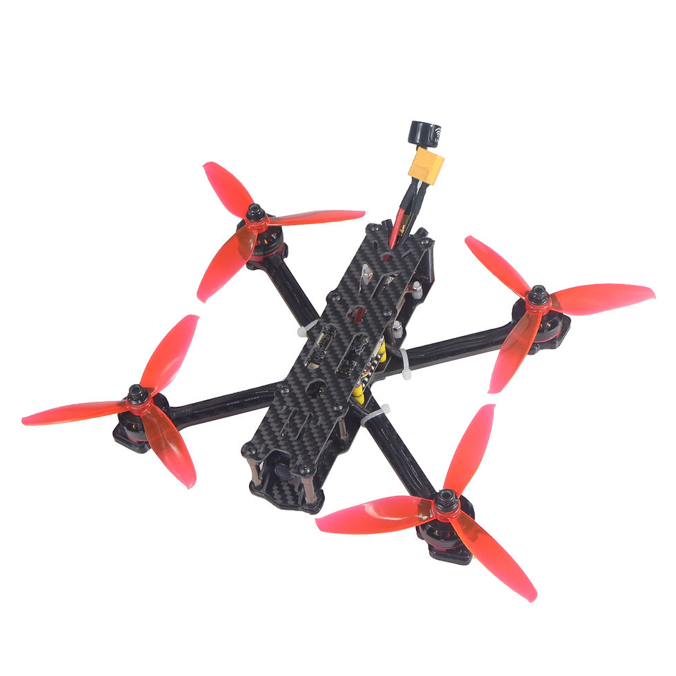 Thumbnail: DIY F220 5inch 3-4S RC FPV Racing Drone Gebaut-in OSD Betaflight mit BLHeli-S 3