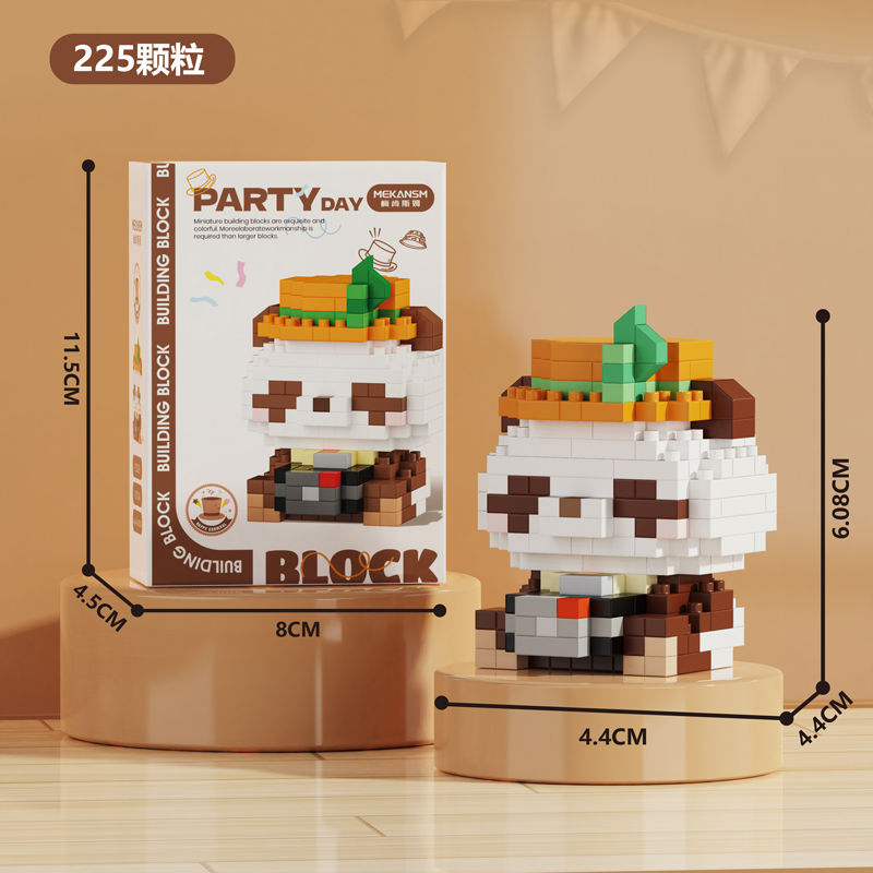 Thumbnail: Miniso Sanrio Toys Building Blocks Micro Diamond Bricks Disney Hello Kitty Kuro