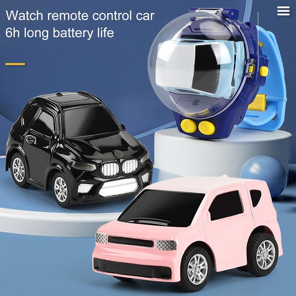 Thumbnail: Kinder Jungen Geschenk Cartoon Mini RC Fernbedienung Auto Uhr Spielzeug Elektri