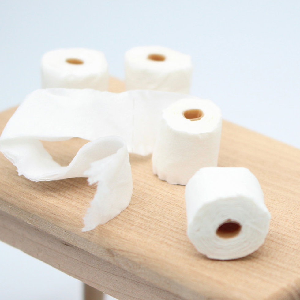 Miniaturbild: 2 Bags Decorations Props House Tissue Dollhouses Toilet Paper Miniature Model