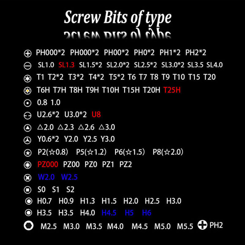 Thumbnail: 115 teile/los Magnets ch rauben dreher Bit Set Präzision Multi Handwerkzeug Tor