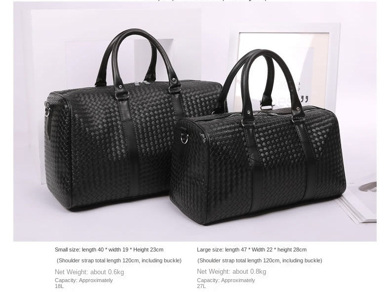Thumbnail: Neue gewebte hand gehaltene Reisetasche große Kapazität Herren-und Damen schult