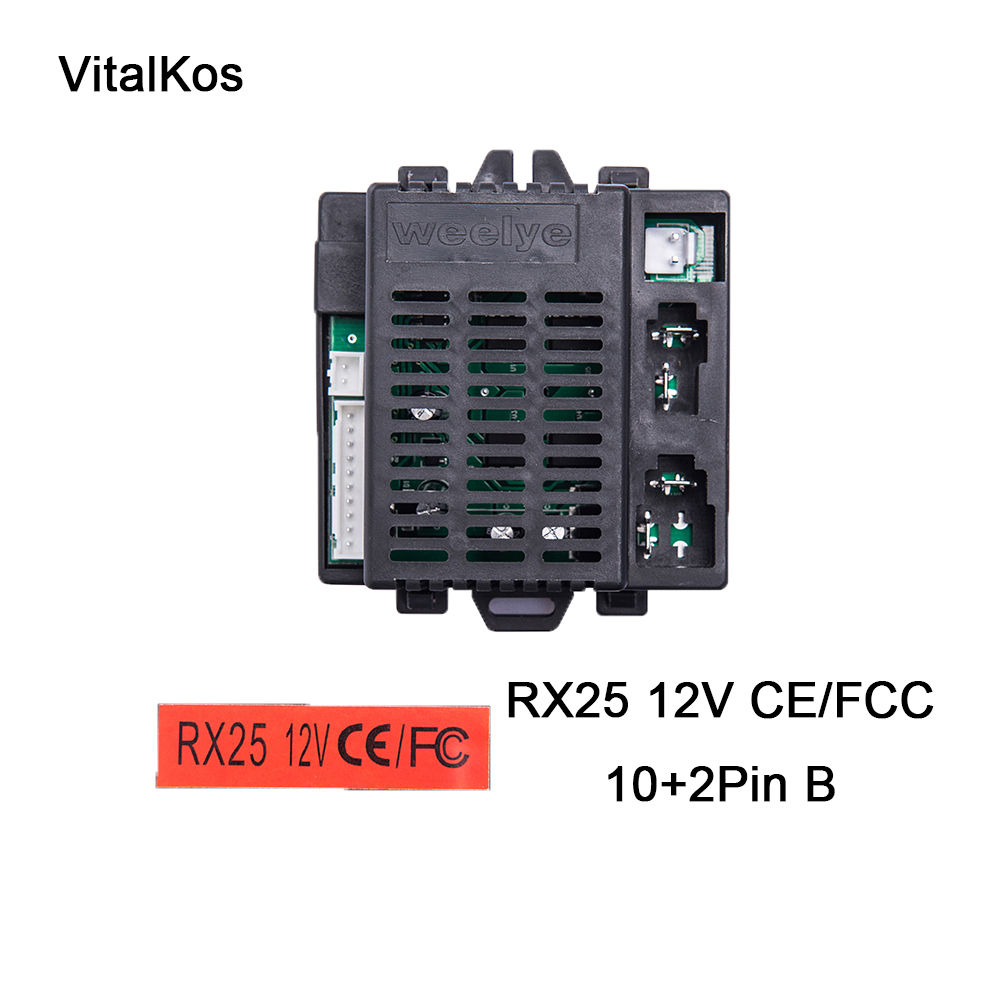 VitalKos Weelye RX25 6V  12V Receiver (Optional) Kids Electric Car 2.4G Bluetoo
