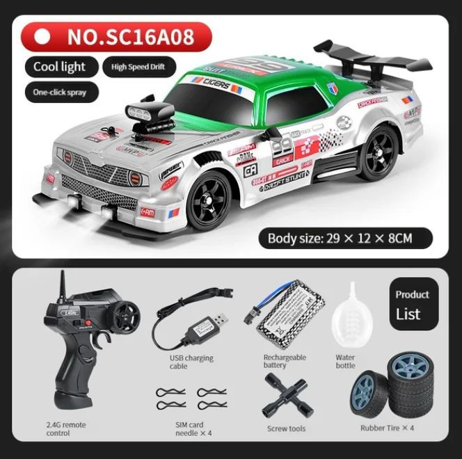 Thumbnail: 2,4g Drift RC Auto 4WD High Speed RC Drift Auto Spielzeug Fernbedienung Modell 