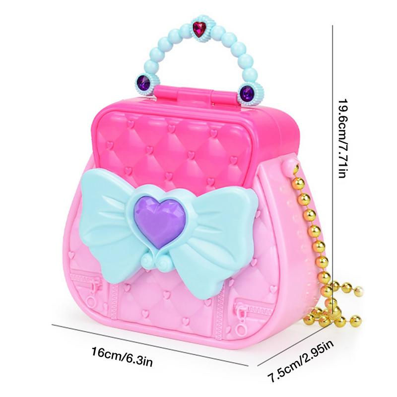 Thumbnail: Little Girl Pretend Purse Set Kids Purse And Makeup Set Simulation Toddler Purs
