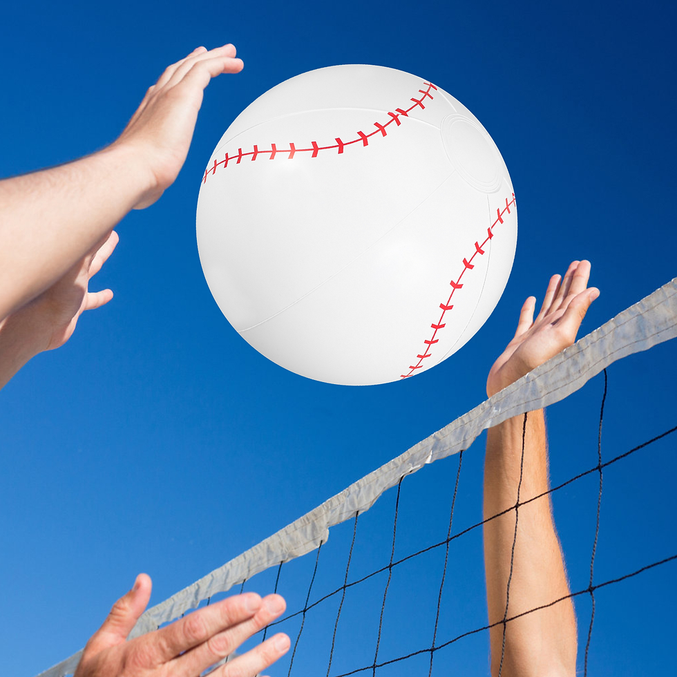Thumbnail: 3 Pcs Inflatable Baseball Beach Balls Outdoor Pool Basketball Decorations Water