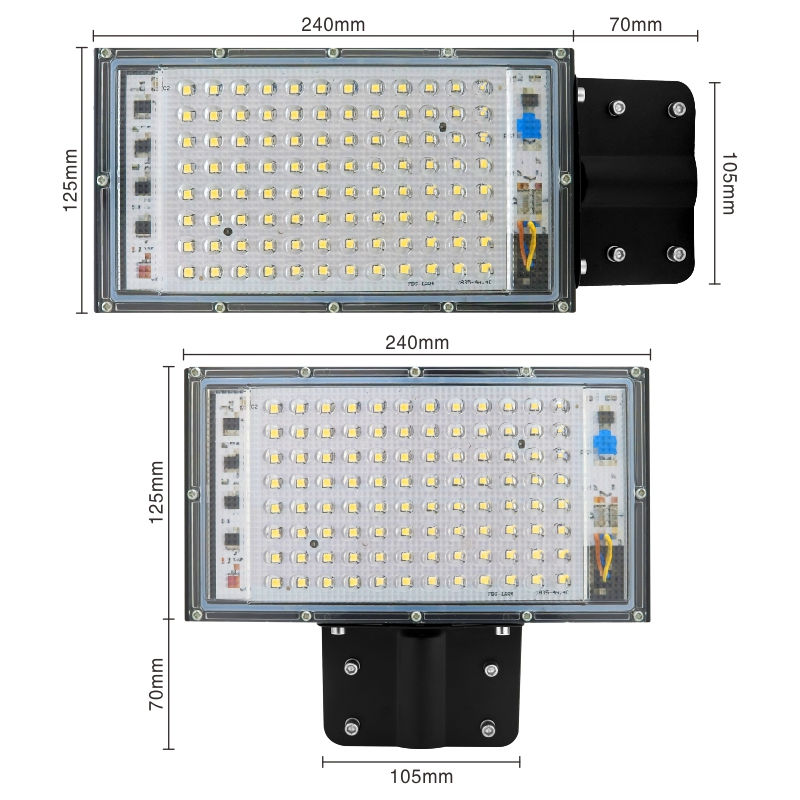 Thumbnail: 100w LED Straßen laterne AC 220V-240V Außen scheinwerfer Scheinwerfer IP65 wass
