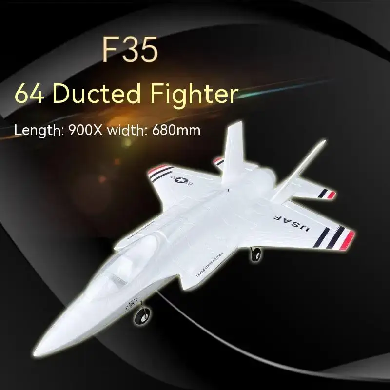 Thumbnail: F35 64mm Bypass 3800kv Epo Flugzeug Modell fern gesteuertes Flugzeug Adult Figh