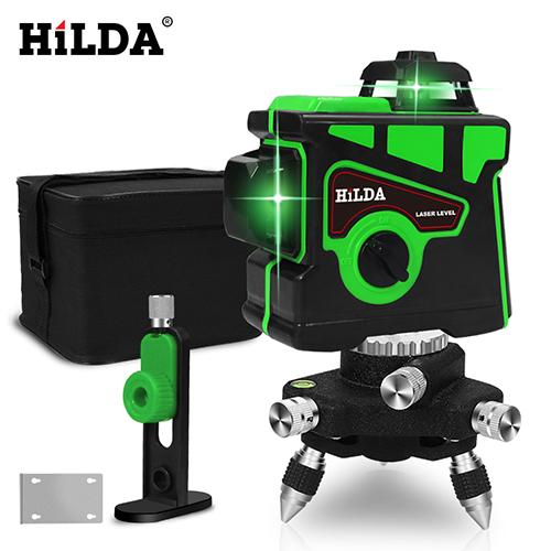 Thumbnail: HILDA Laser Level 12 Linien 3D Ebene Selbst Nivellierung 360 Horizontale Und Ve