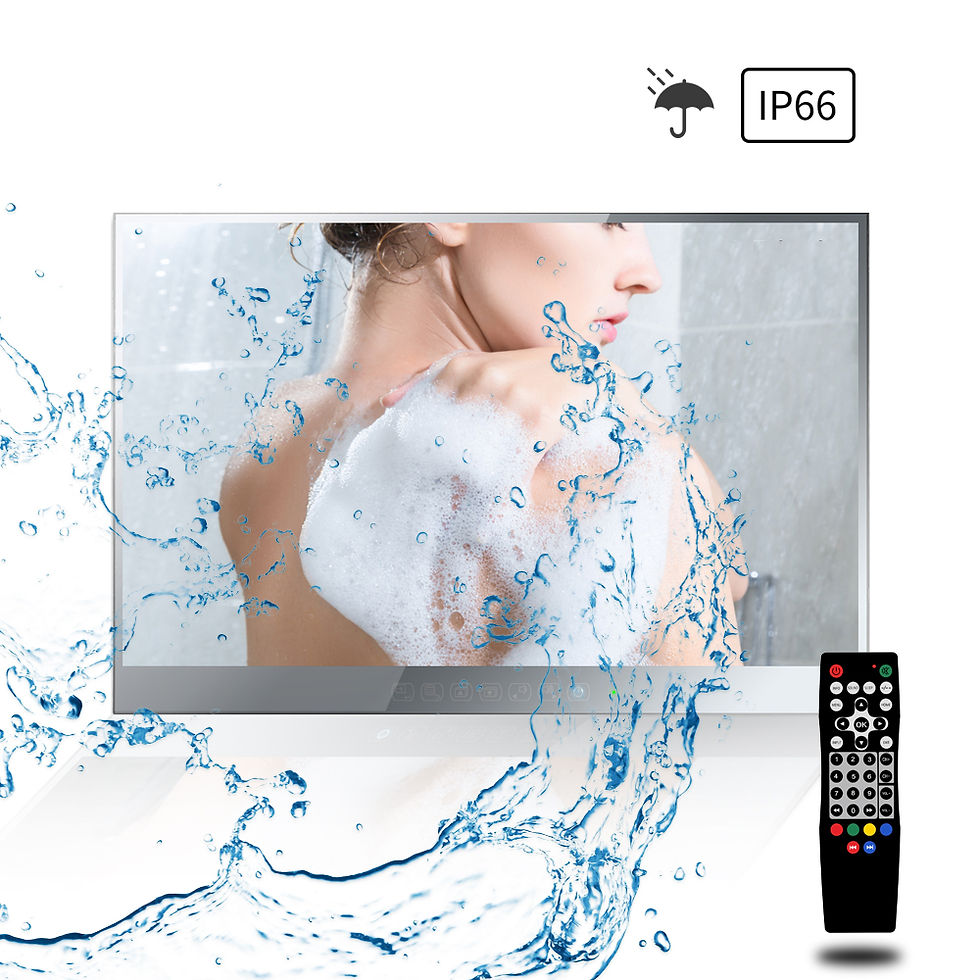 Miniaturbild: Soulaca Neue 22 zoll Touch Spiegel Wasserdichte TV ist für Europäischen Stil Ba