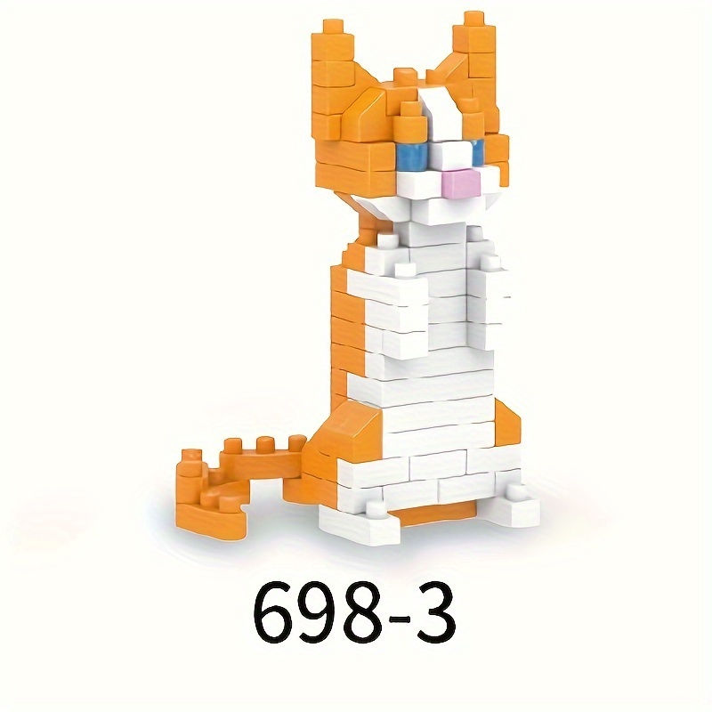 Thumbnail: 12 types of cat micro building blocks, cat series, ragdoll cats, Persian cats, 