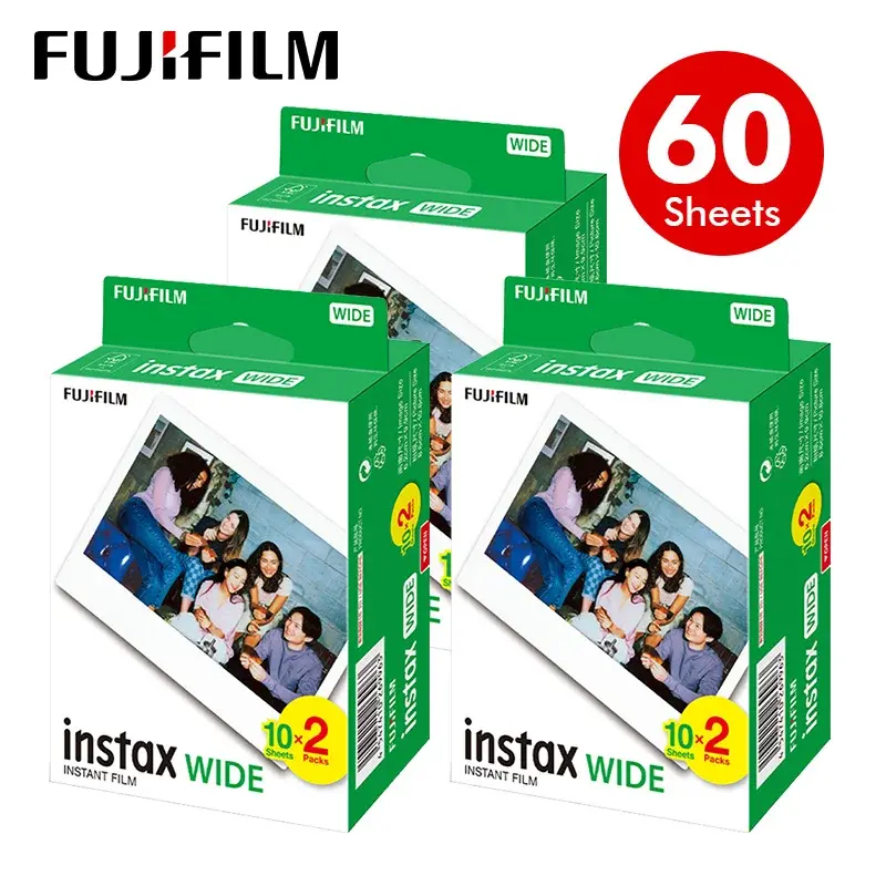 Thumbnail: Genuine Origin Fujifilm Instax Wide Film For Fuji Instant Photo Camera Wide 300