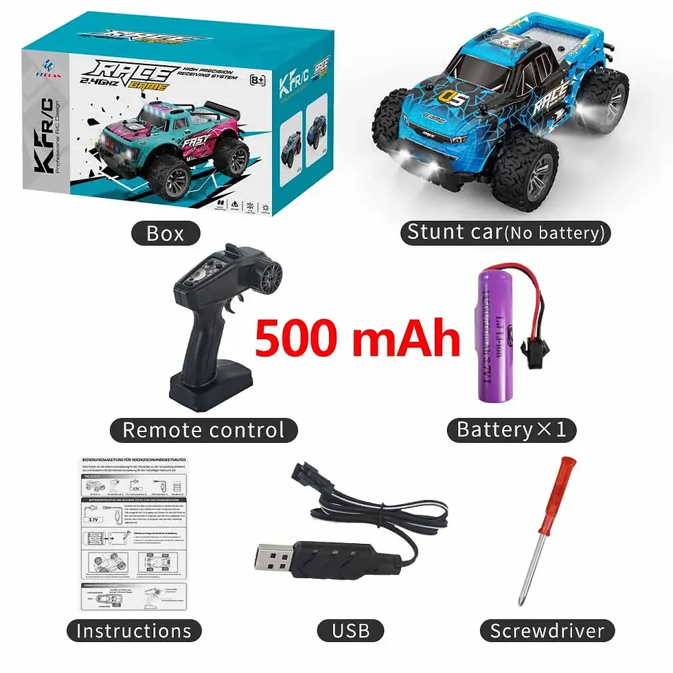 Thumbnail: Fernbedienung Drift Racing RC Auto mit LED-Licht 2WD Offroad Klettern Hoch gesc