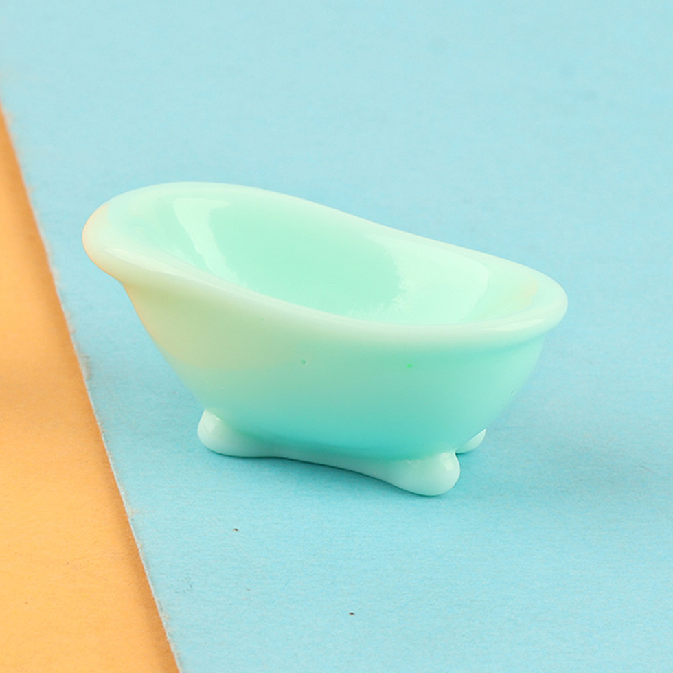 Miniaturbild: Dollhouse Miniature Furniture Mini Bathtub Tub Model Simulation Bathroom Access