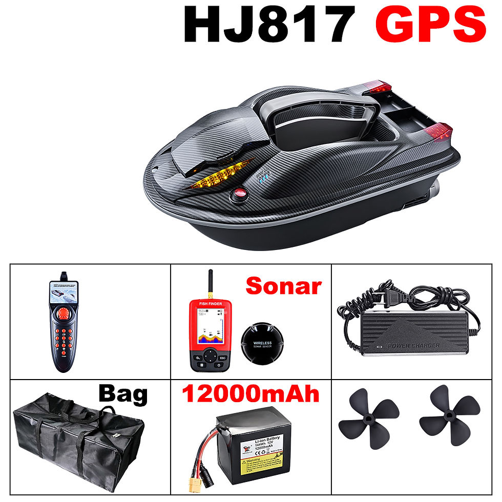 Thumbnail: Hj817 intelligente fernbedienung rc boot köder position ierungs punkt gps feste