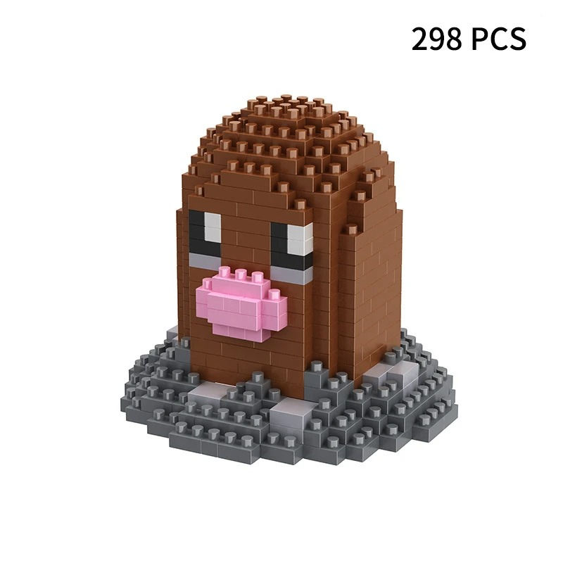 Thumbnail: Building Blocks Assembly Anime Picachu Charizard Doll Blastoise Bulbasaur Genga