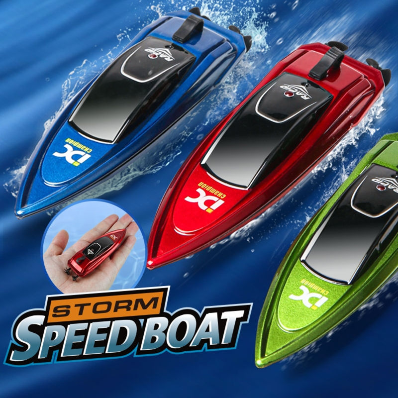 Thumbnail: 2023 neues Modell Schnellboot Mini Speed Schiff 2,4 GHz Fernbedienung Mini Yach