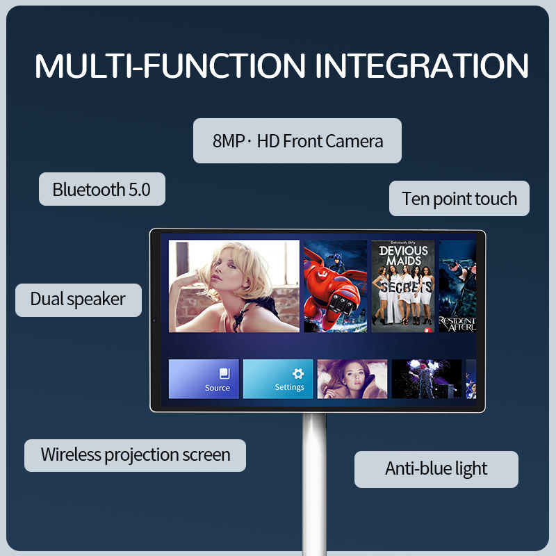 Thumbnail: 21,5 Zoll tragbarer Smart-TV mit LCD-Touchscreen-Monitor Stand by me TV für Gam