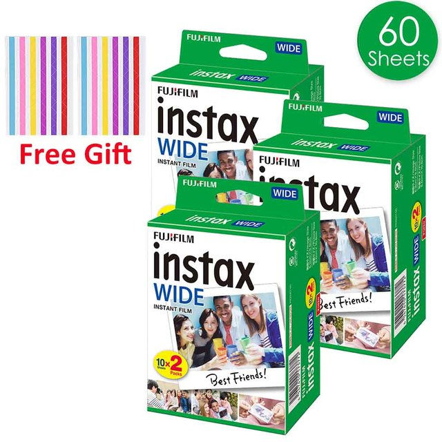 Thumbnail: 10-200 Sheets Fujifilm Instax WIDE Photo Paper 5 Inch Wide Format for Fuji Wide