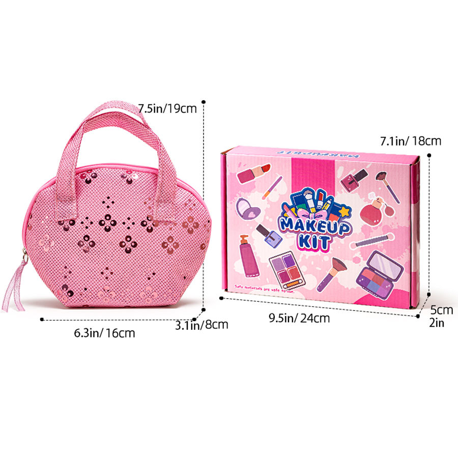 Thumbnail: Girl Gifts Pretend Play Makeup Toys Beauty Set for Toddler Little Girls Age 3-6