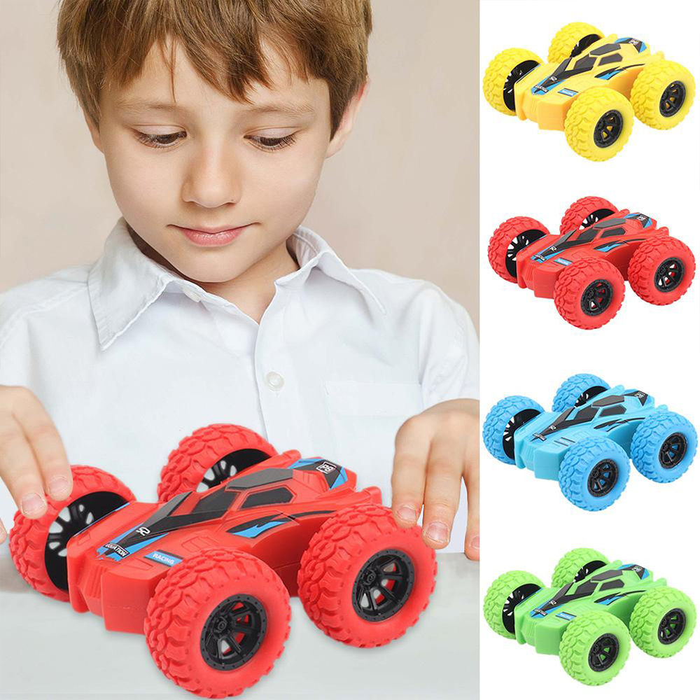 Kinderspiel zeug Trägheit doppelseitiges Stunt auto Spielzeug auto Modell Offro