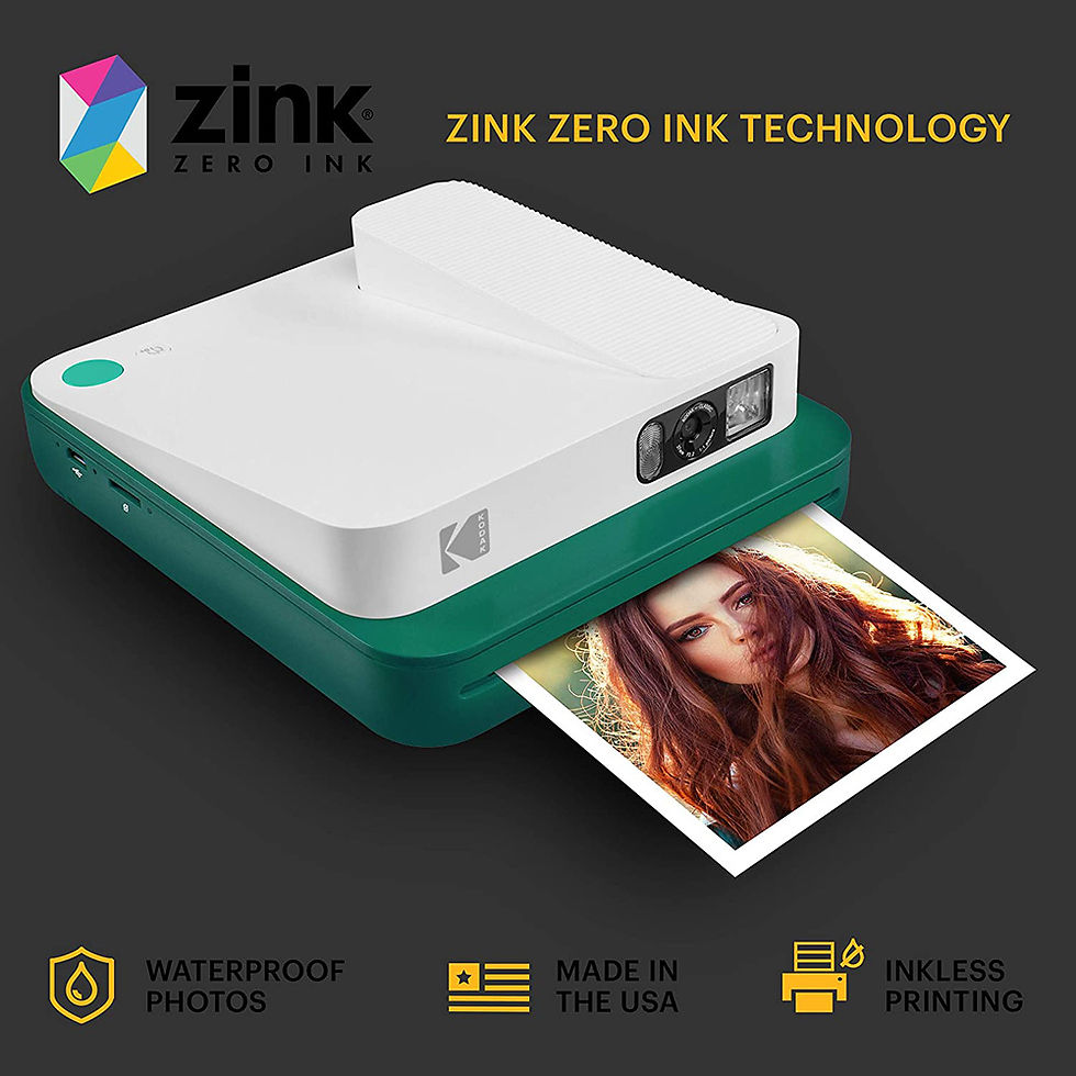 Thumbnail: Premium Zink Print Photo Paper 3.5x4.25 Inch 20/40/80Sheets Compatible With Kod