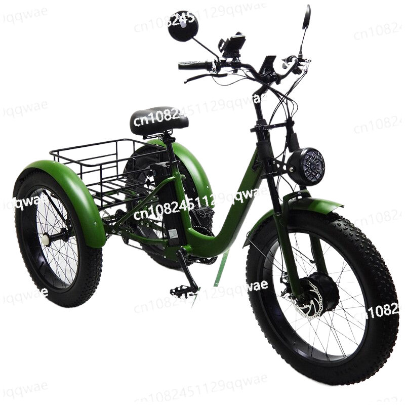 Thumbnail: 750w 48v 15ah 24 Zoll Fatbike Elektro fahrrad für Erwachsene Mountain Off Road 
